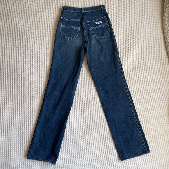 Vintage 1970s-80s Gitano straight leg jeans, size 10 - Picture 2 of 5